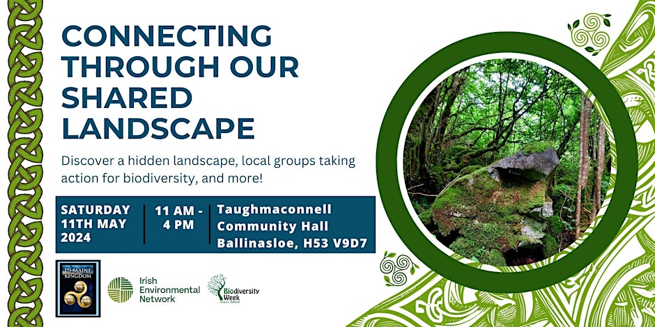 We are really excited to be in Ballinasloe today for Connecting our shared landscape, the very first event for #BiodiversityWeek2024 🌱eventbrite.ie/e/connecting-t…