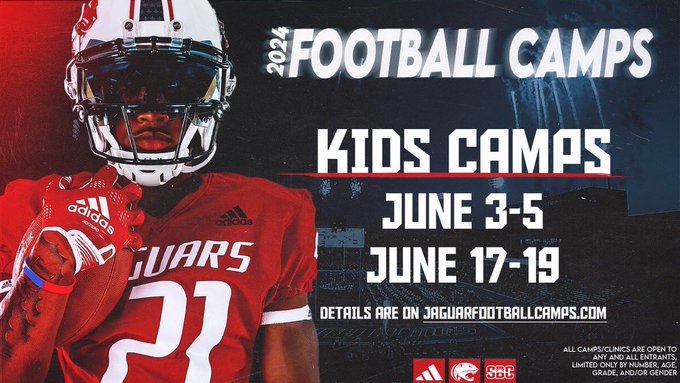 The end of spring season means the start of camp season ⛺️ Visit the link below to register for one of our several camps this summer‼️ 🔗 jaguarfootballcamps.com