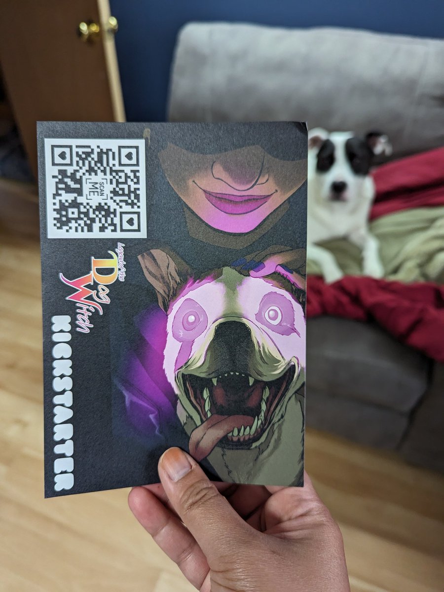 Got my flyers for C2E2! If you find these floating around, scan that QR code and sign up for notification!