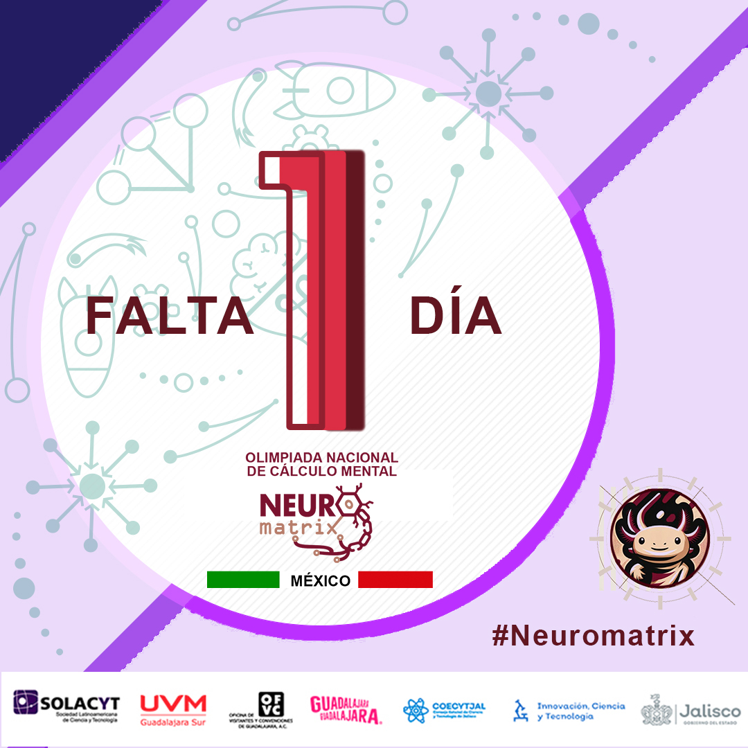 SOLACyT's tweet photo. Estamos a solo 1 Dia, 250 proyectos en  #infomatrixmexico y 180 jóvenes calculistas en #neuromatrix https://t.co/gnGkgaUUTR