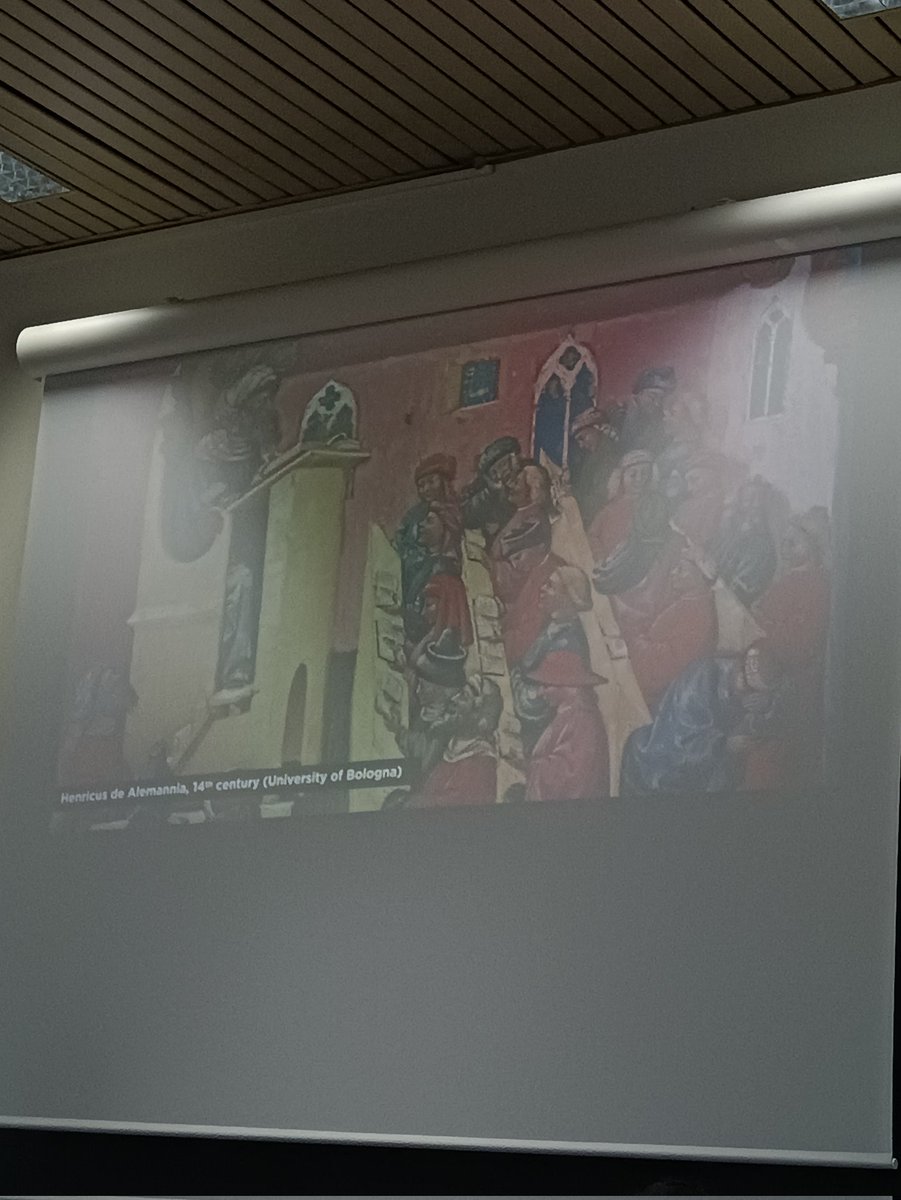 GenjiFret21's tweet photo. Oggi @paologranata ci fa rendere conto che l'università è rimasta invariata per tanti secoli mostrandoci un dipinto del 400. 
Ma questo sta per cambiare grazie all'avvento dell AI. #smm24 https://t.co/FhTvGAVGW3
