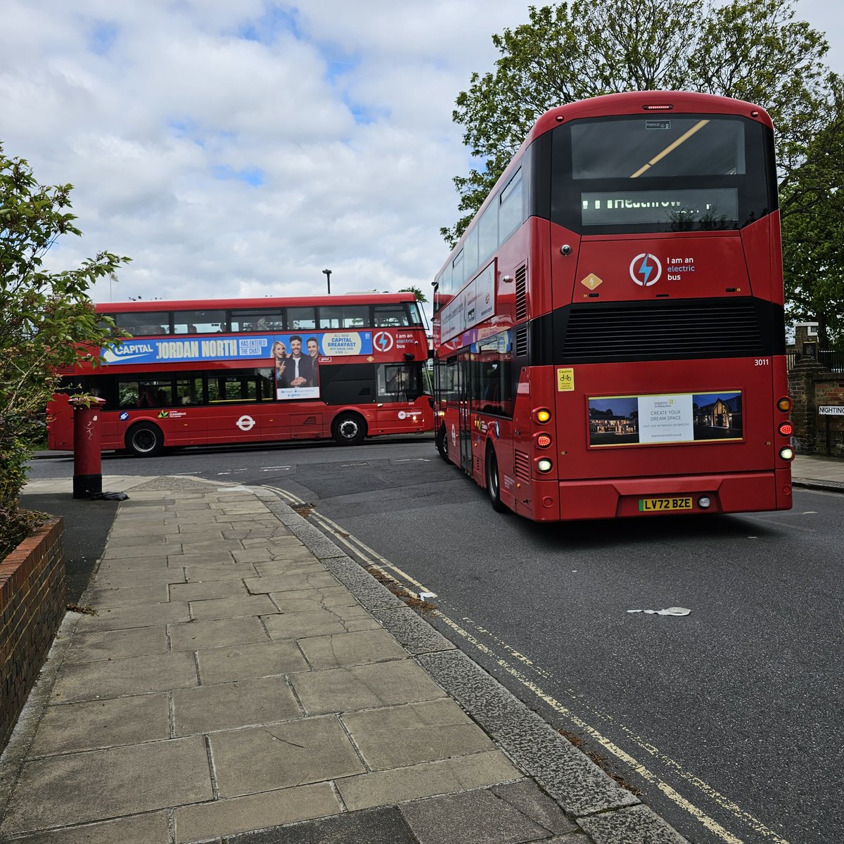 Bus standoff today