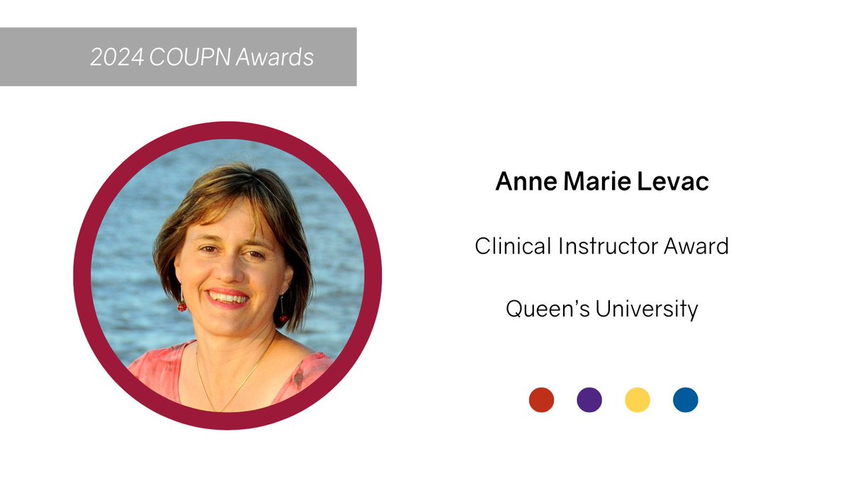 Anne Marie Levac was recognized at the 2024 COUPN Awards for her knowledge-based practice in mental health and community nursing and her unwavering commitment to fostering an inclusive and nurturing learning environment. Learn more: ontariosuniversities.ca/university-imp…