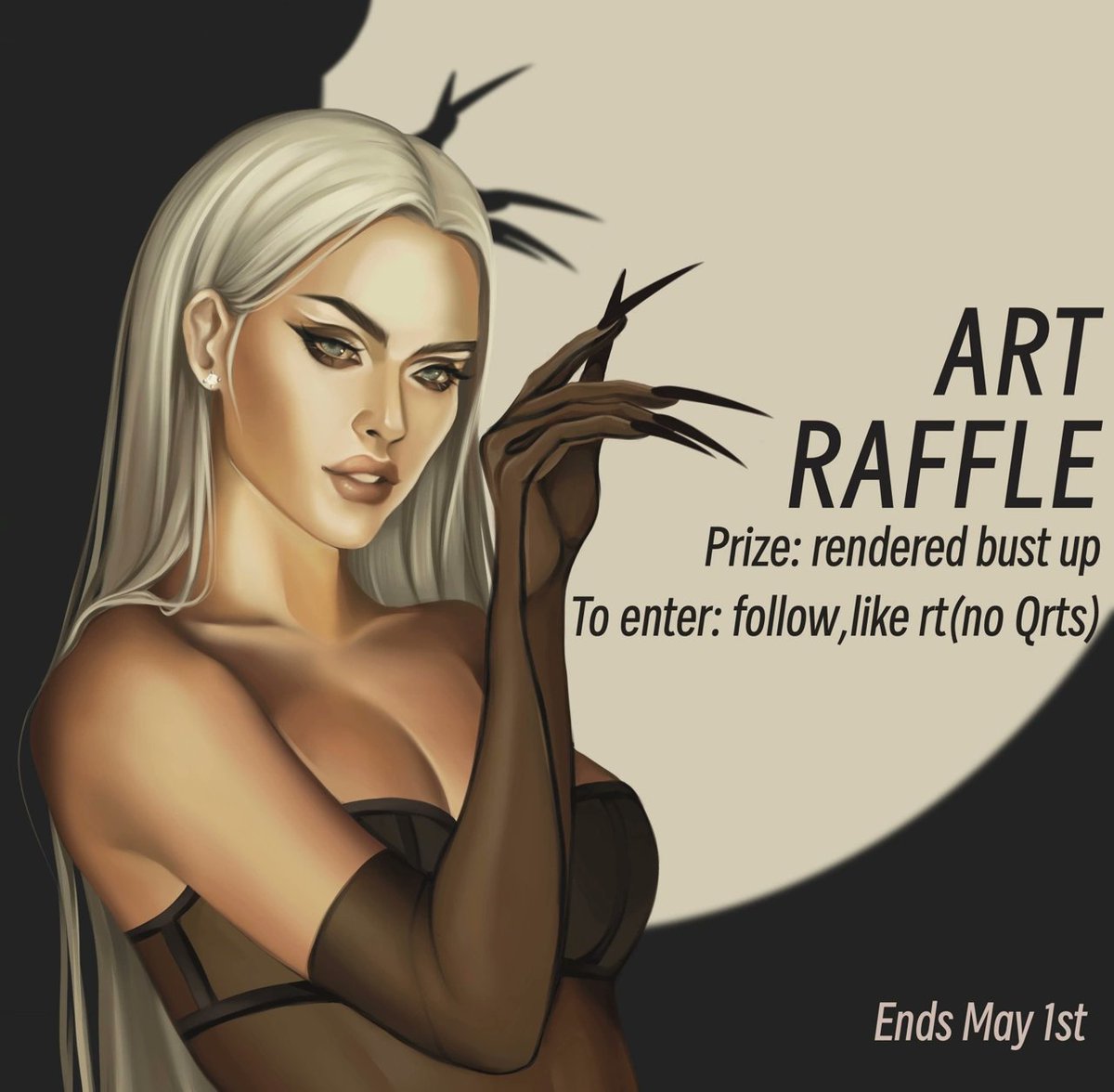 Celebrating 5k with Art Raffle ✨ The winner will get full rendered bust up of one character ✨ For the entry you should: •Follow me •Like and rt this post (qrts don't count) •Reply with what would you like me to draw (optional) Results in May 1st ✨