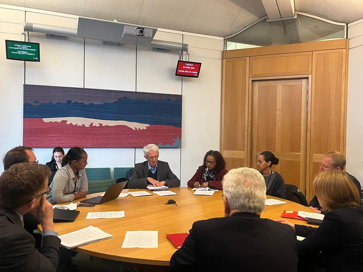 rowenakahsay's tweet photo. I am glad to have coordinated today’s inaugural meeting the for soon-to-be All-Party Parliamentary Group on Tigray.

A huge thank you to the parliamentarians who were in attendance and for the continued support. https://t.co/IqxuMSiCtv