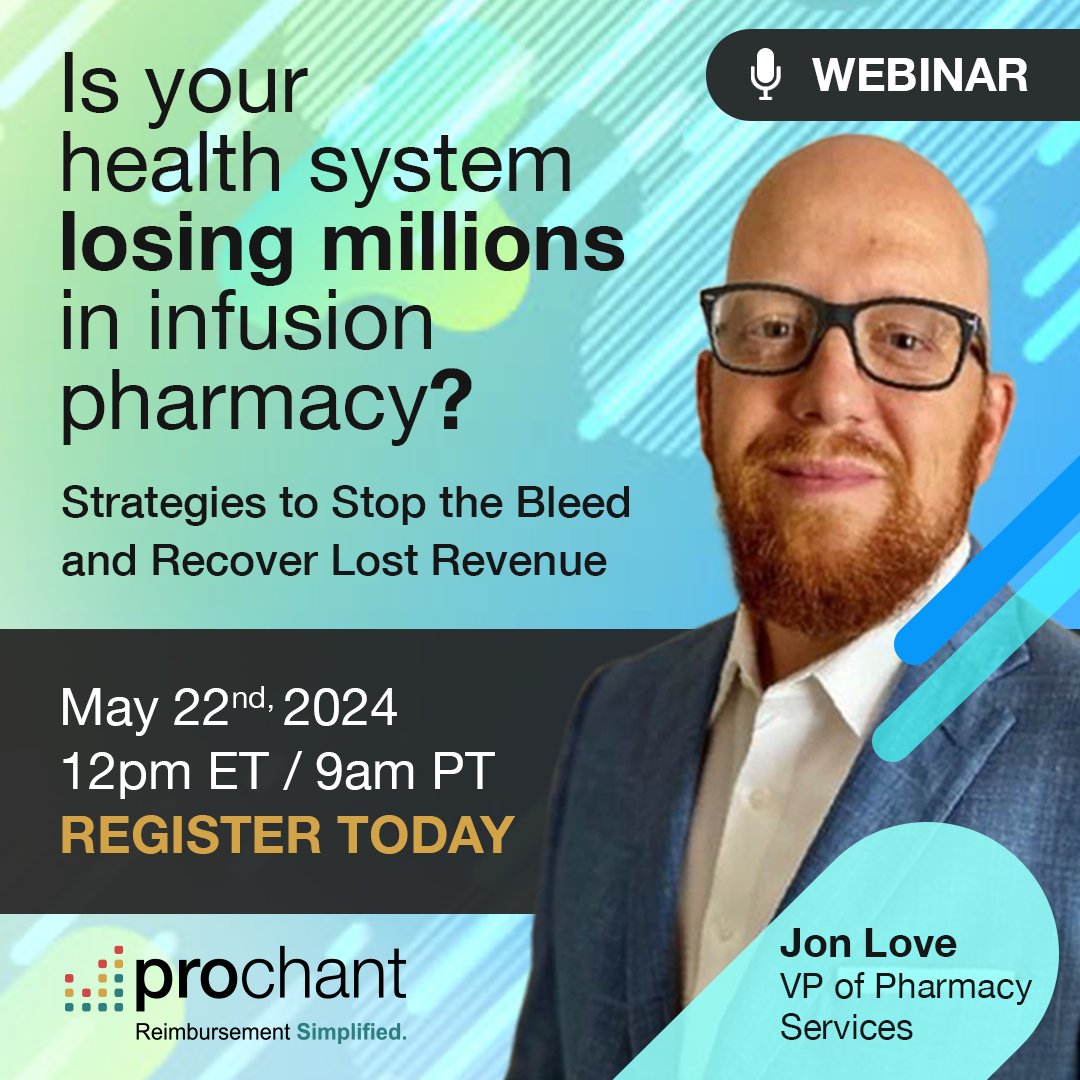 Don't miss our upcoming webinar, which will explore key revenue cycle strategies to help health systems stop the bleeding and recover millions in lost revenue.

Register today: hubs.ly/Q02tNRrS0

#AI #RevenueCycleManagement #HomeInfusion #HealthSystems #RecoverMillions