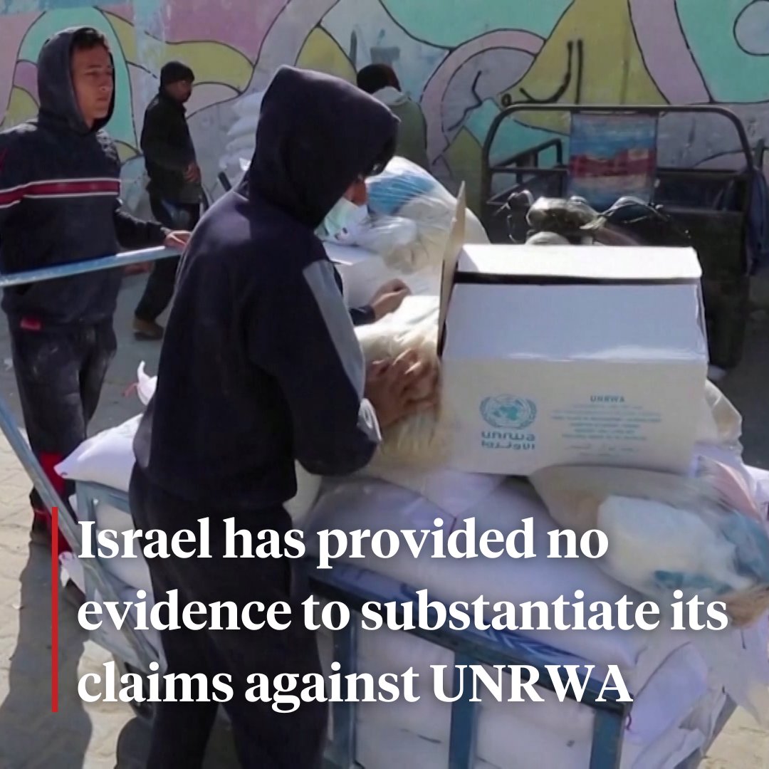 An independent U.N. commission says Israel has offered no evidence to back up its allegations that UNRWA employees participated in the October 7 attacks. The allegations led many countries to stop funding critical aid just as the humanitarian crisis was intensifying in Gaza.