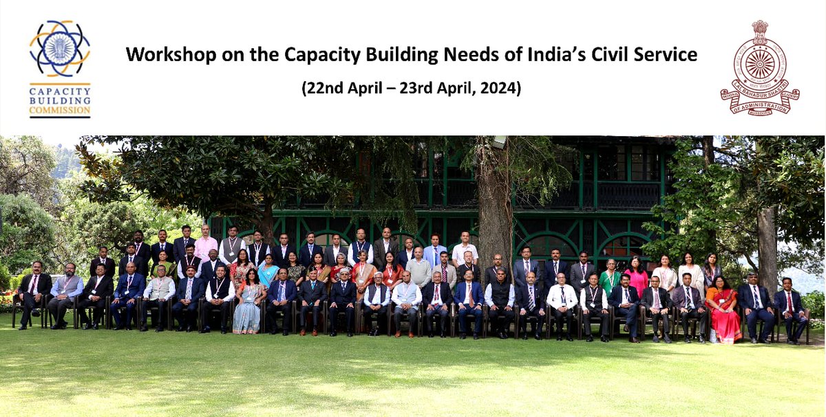 NICF was one of the participating CTIs at @LBSNAA_Official LBSNAA in CBC's 2-day workshop on #CapacityBuilding for India’s Civil Services.  Principal Secretary to Hon’ble PM @PMOIndia, Cabinet Secretary and Secretary, @DoPTGoI addressed the participants.

@neerajmittalias

(1/2)