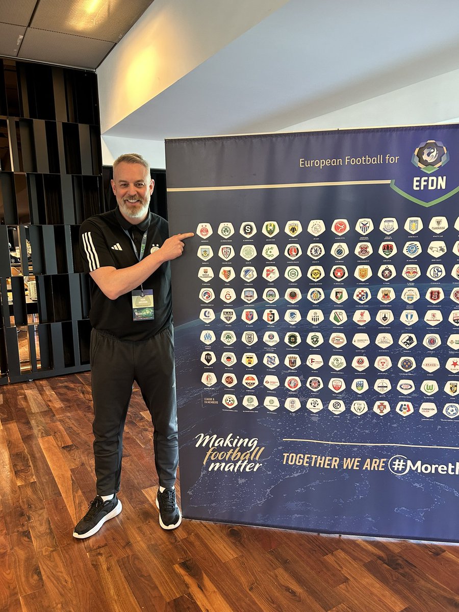 AndoChooseEvent's tweet photo. What a great day at @LegiaWarsawEN for my first European Football Development Network (EFDN) represnting @AFCCT 

Met so many great people and clubs ⚽️💯

#morethanfootball #efdn https://t.co/ha8x326Bzp