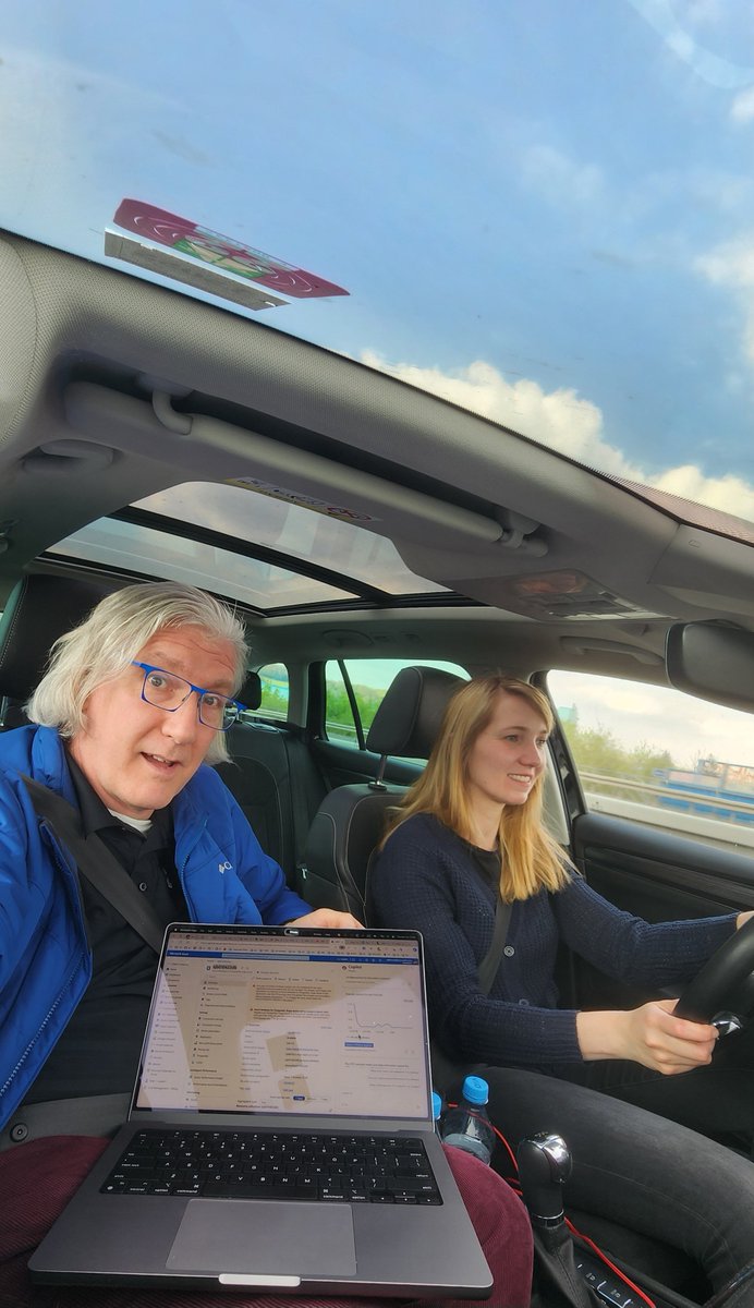 With @sKriemhild on the way to #JUGRhein. We will show Azure Copilot with @JakartaEE Cargo Tracker on @OpenLibertyIO .