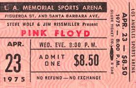 Jukebox Gig History: April 23rd: 1965 The Rolling Stones played at the Maurice Richard Arena in Montreal. 1968 The Kinks Apr 22nd Odeon Theatre Manchester 1975 Pink Floyd played the second of 5 sold out nights at the Los Angeles Memorial Sports Arena in LA