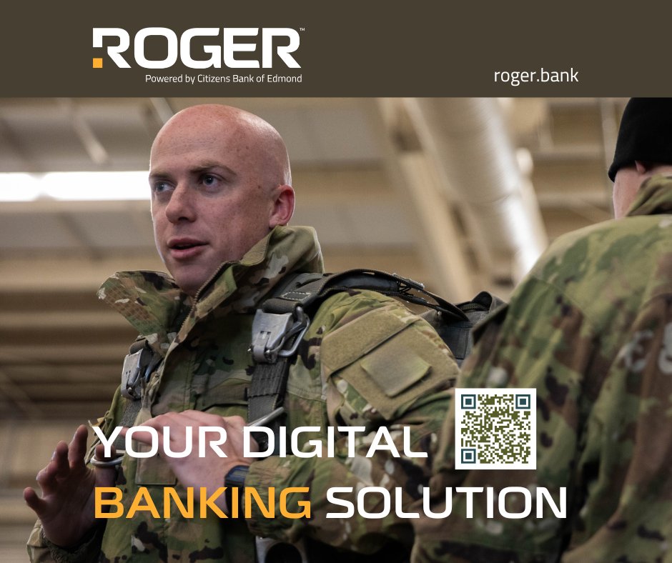 Service members deserve more than just a bank account. You deserve a tailored solution that understands your unique needs. You deserve ROGER - the new standard in military banking! Bank with ROGER: roger.bank #militarybankingmadesimple #weareroger #rogerready