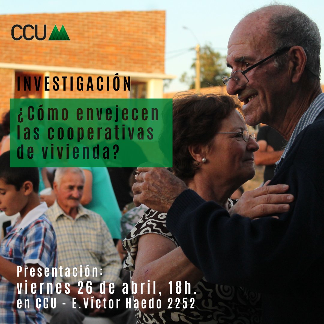 CoopUruguayo's tweet photo. Este viernes presentamos la investigación: ¿Cómo envejecen las cooperativas de vivienda? que realizamos en el marco del #Procoop con el objetivo de contribuir al análisis de la situación del cooperativismo de vivienda respecto a los socios adultos mayores. https://t.co/EAukys8Dsb