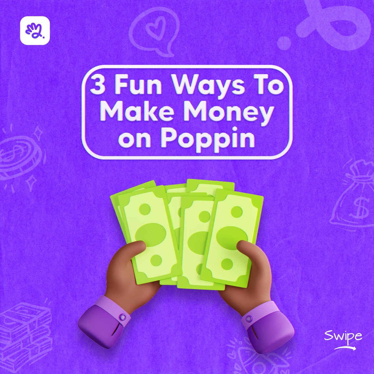 Poppinverse's tweet photo. Play fun games with your squad and get paid for it!🤑

Download the Poppin app today, to check out new updates and cashout while you are at it.

#GamingCommunity #Students #Schools https://t.co/6RATnoV68b