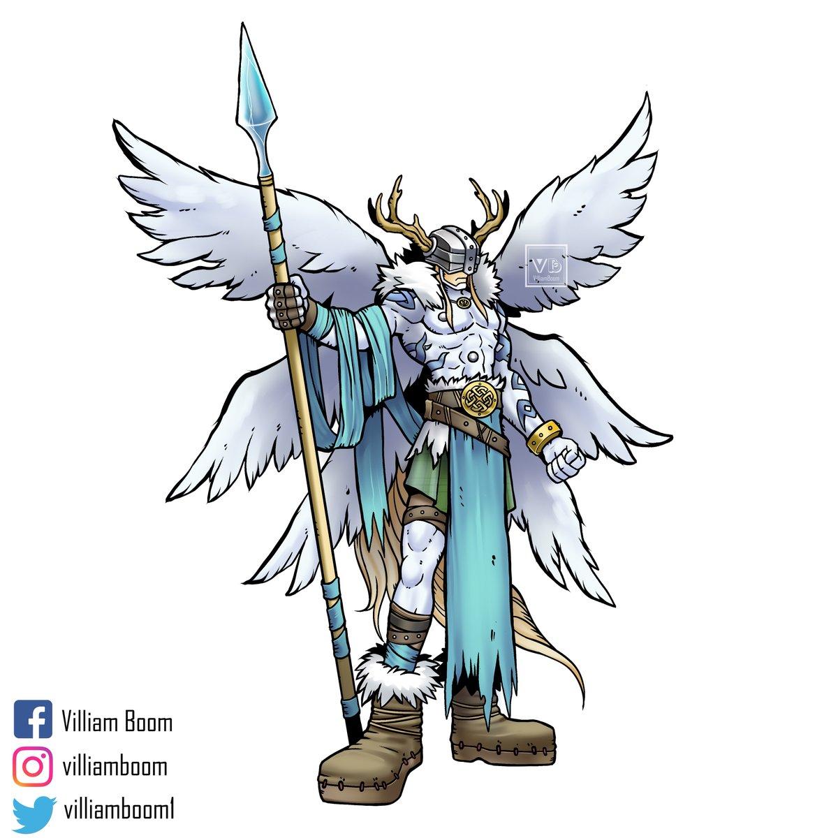 Commission done for Heartofkings9! Ice Angemon!

#digimon #digimonart #digimonfanart #DigimonOC #angemon #art #characterart 
If you want an artwork like this send me a DM!