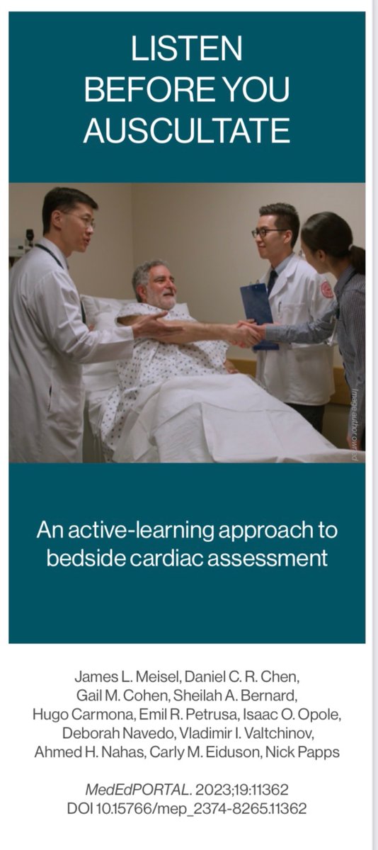 James Meisel (@jammeisel) on Twitter photo Congrats <a href="/CCMNP/">Leon Chen DNP</a> et al! Explore #POCUS Training Pathway Didactic Element1: does flexible Listen Before You Auscultate improve hx-taking, PEx, pt-centered communica, & reasoning sources of dxic error? See 3’ video tinyurl.com/BCAOpenBU #IMPhysician #AAIM <a href="/HarvardMacy/">Harvard Macy</a> <a href="/DebNavedo/">Deb Navedo, PhD</a> Congrats <a href="/CCMNP/">Leon Chen DNP</a> et al! Explore #POCUS Training Pathway Didactic Element1: does flexible Listen Before You Auscultate improve hx-taking, PEx, pt-centered communica, & reasoning sources of dxic error? See 3’ video tinyurl.com/BCAOpenBU #IMPhysician #AAIM <a href="/HarvardMacy/">Harvard Macy</a> <a href="/DebNavedo/">Deb Navedo, PhD</a>