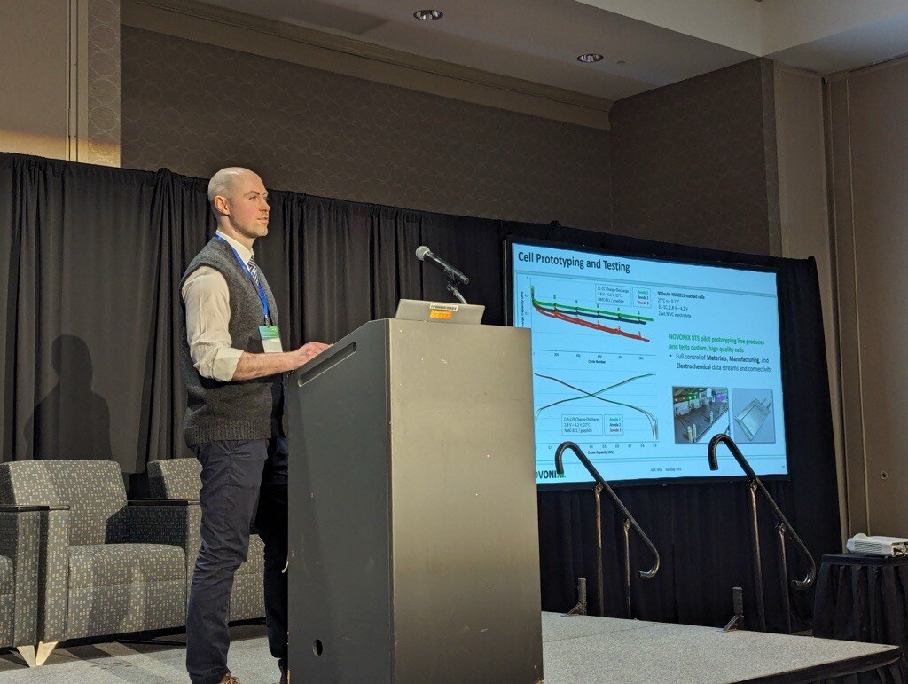 NovonixBattery's tweet photo. Thank you to our partners at @AVL_List for having us present #NOVONIX UHPC technology at their Reimagine Mobility Conference and Exhibition today.

We were able to showcase how UHPC elevates battery testing development programs with industry leading precision and accuracy.

#AVL https://t.co/NXZZ21rS06