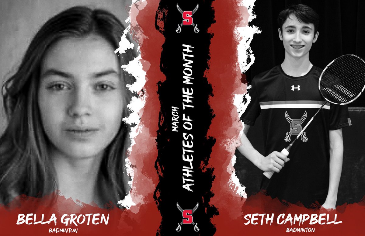 Salisbury Athletics (@salathletics) on Twitter photo Boston Pizza Athletes of the Month💥
🐰 March 😎
🔴 Bella Groten 🏸
⚫️ Seth Campbell 🏸
Congrats Sabres & Thank-You @bostonpizzawyeroad for your continued support 🤘<a href="/SalComp/">Salisbury Composite</a> <a href="/eips/">Elk Island Public Schools</a> #GoBigRed🔴⚫️⚔️ Boston Pizza Athletes of the Month💥
🐰 March 😎
🔴 Bella Groten 🏸
⚫️ Seth Campbell 🏸
Congrats Sabres & Thank-You @bostonpizzawyeroad for your continued support 🤘<a href="/SalComp/">Salisbury Composite</a> <a href="/eips/">Elk Island Public Schools</a> #GoBigRed🔴⚫️⚔️