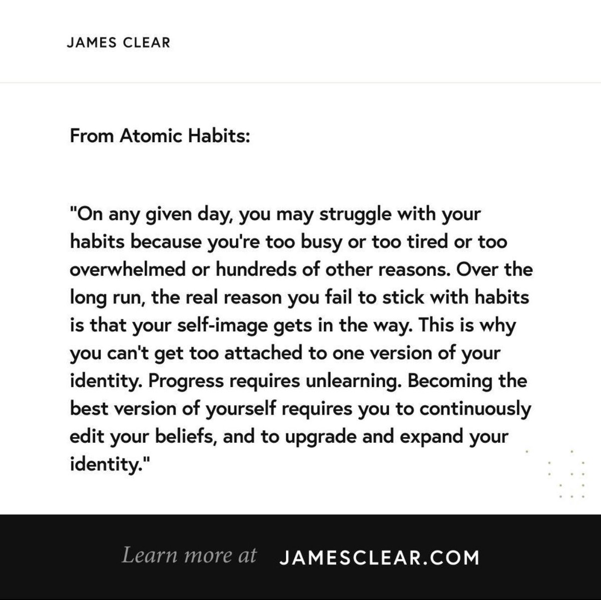 LOVE this book “Atomic Habits” by James Clear. What are you reading? #Sober #SoberAF #Recovery #RecoveryPosse #Addiction #SoberSupport #MentalHealthMatters