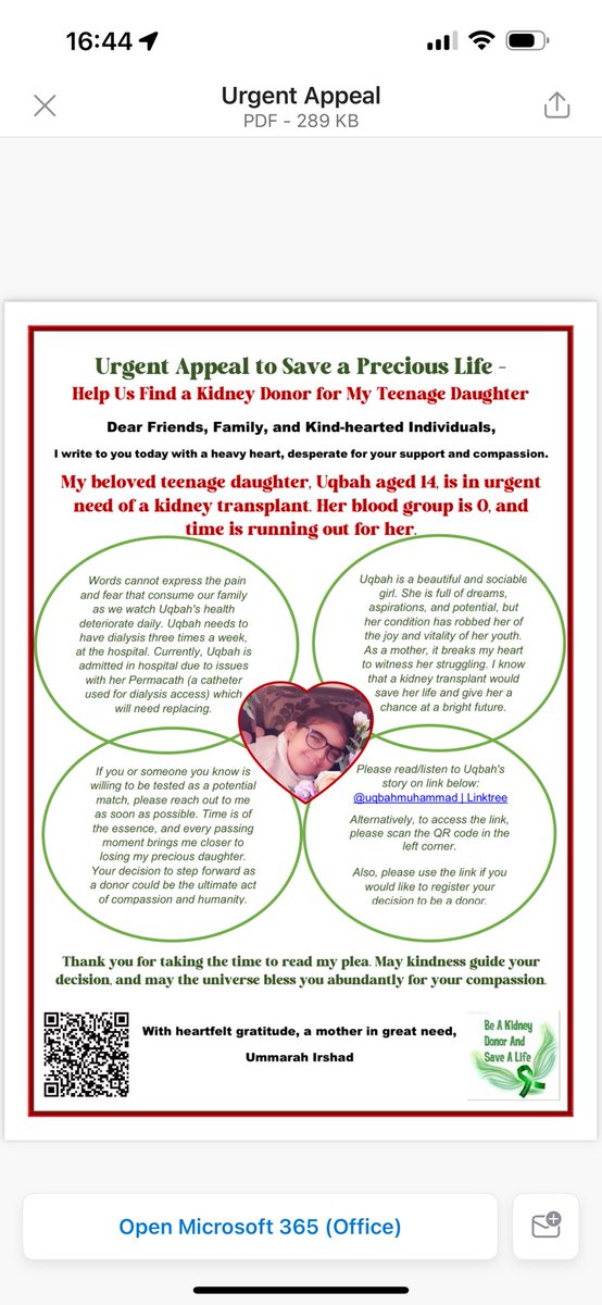 Can you help #Uqbah, a young #Bradford girl who needs a #Kidney donor urgently ⬇️

Pls share!

<a href="/sandi_sund/">sandi sund</a> <a href="/elaineappelbee/">Elaine Appelbee 💙</a> <a href="/BthftK/">bthft Kidneytransplant</a> <a href="/ActAsOneBDC/">Bradford District Craven Health & Care Partnership</a> <a href="/bradfordzone/">Bradford Zone</a> <a href="/WYpartnership/">West Yorkshire Health and Care Partnership</a> <a href="/NHS_RobW/">Rob Webster 💙</a> <a href="/SunilDaga23/">Sunil Daga</a> <a href="/kidneyyorkshire/">KidneyResearchYorks</a> <a href="/LTHTKidneys/">Leeds Kidney Transplant</a> <a href="/BeingMo/">Dr Mohammed Sattar 🇬🇧🇵🇰🇵🇸</a> <a href="/SunriseRadioUK/">Sunrise Radio</a> <a href="/SabbiyahPervez/">Sabbiyah Pervez</a> <a href="/shutcake/">Fatima Khan-Shah 💙 Follow me on BlueSky</a>