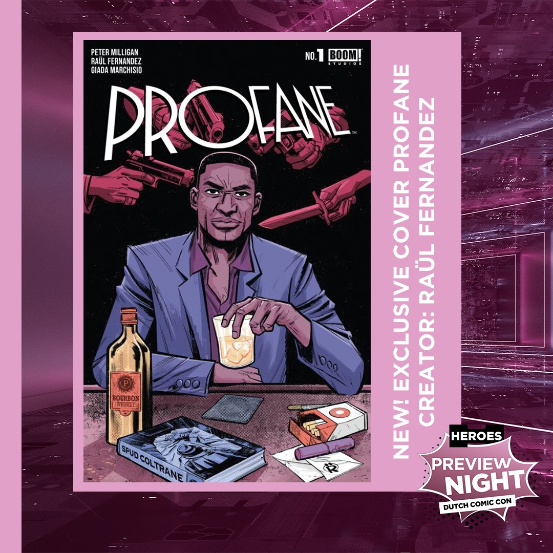 Be the first to get the exclusive cover of Profane created by artist @RaulFdezFonts for @dutchcomiccon. DCC, Raül and one of the largest publishers in the world @boomstudios have created an exclusive cover for the 1st issue of Profane. The variant cover is limited to 250 copies!