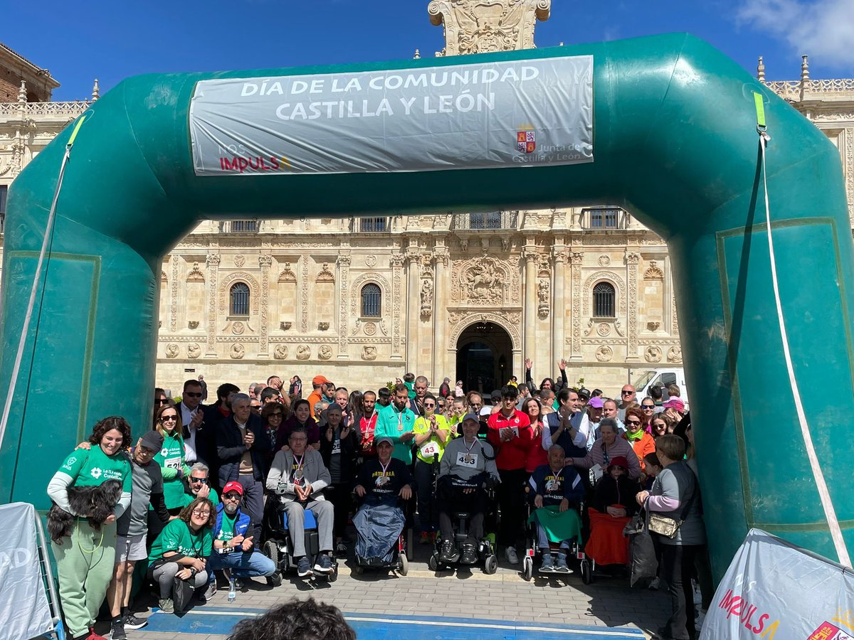 Allí donde se dé visibilidad a la #ELA nosotros estaremos. Gracias a todos los participantes en la carrera y en el paseo de esta mañana. #Losenfermosde#ELA y las familias os lo agradecemos. #Gracias a la buena gente de #León