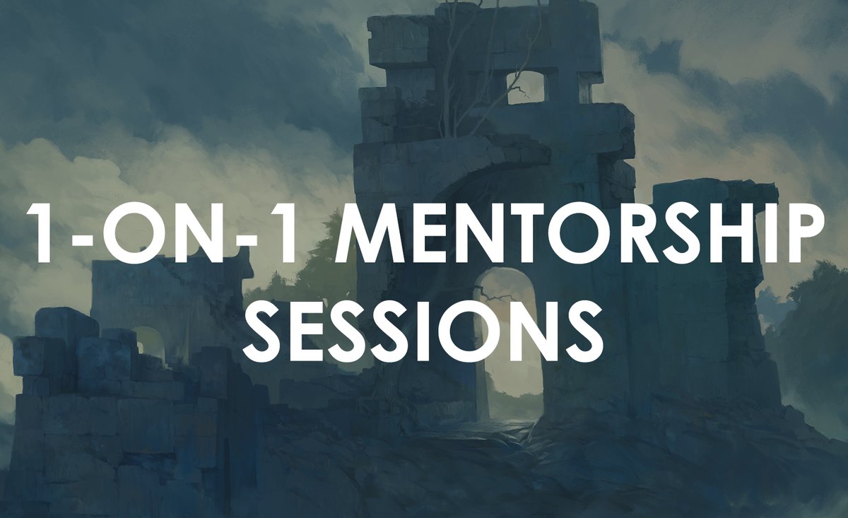 ph0rms's tweet photo. Hey guys, I'm starting 1on1 mentorship sessions. 
It will be based on your needs with paintovers and demos over Discord.  
We can talk portfolio, fundamentals, workflow, painting techniques and more! 
First session is 20€ then 30€ hourly. If you are interested reach out in DM! https://t.co/puX9ItvIvo