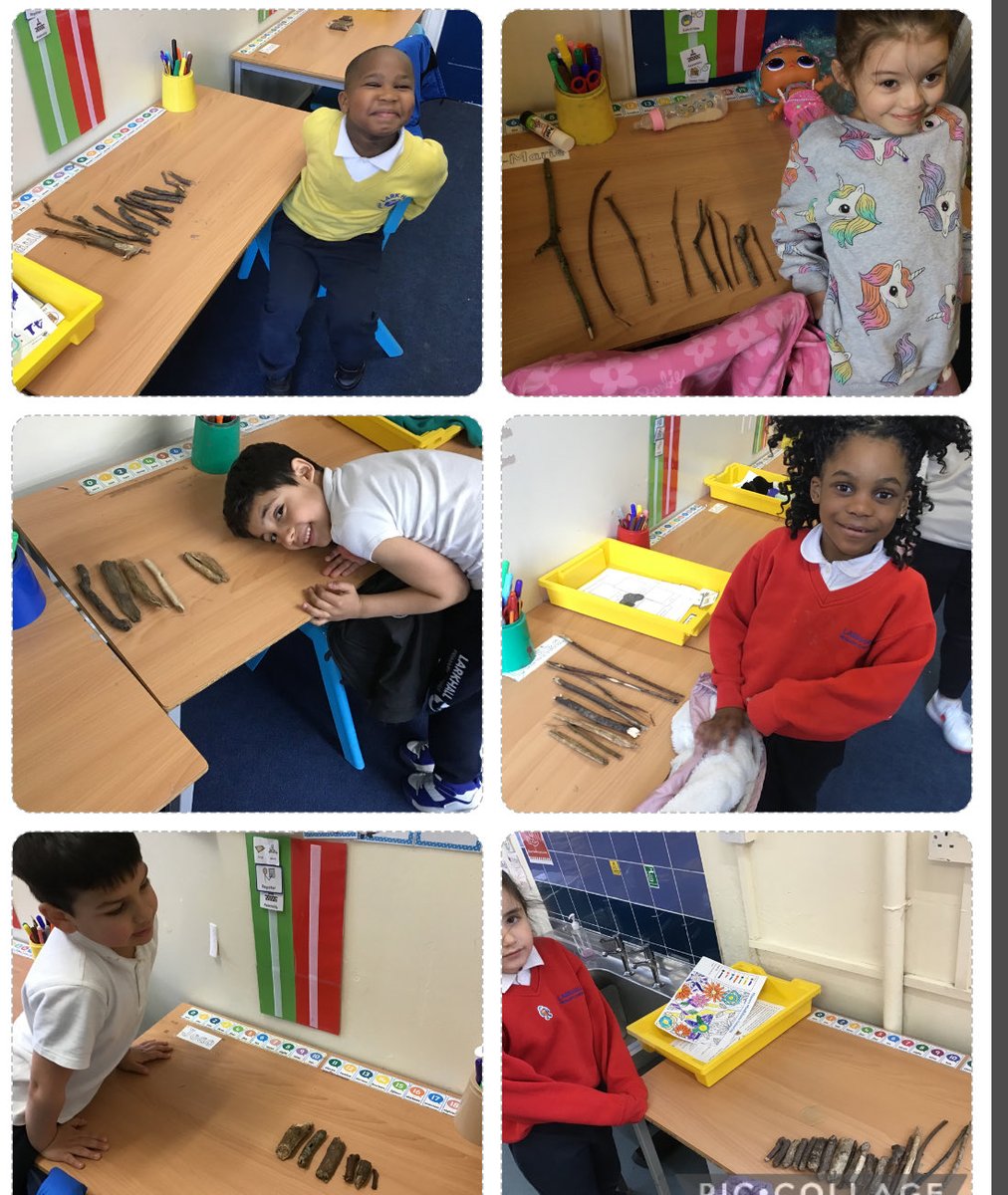 LarkHallPrimary's tweet photo. #lhmillennium ordering sticks from shortest to longest. #lhmu https://t.co/aOCQVOFUHS