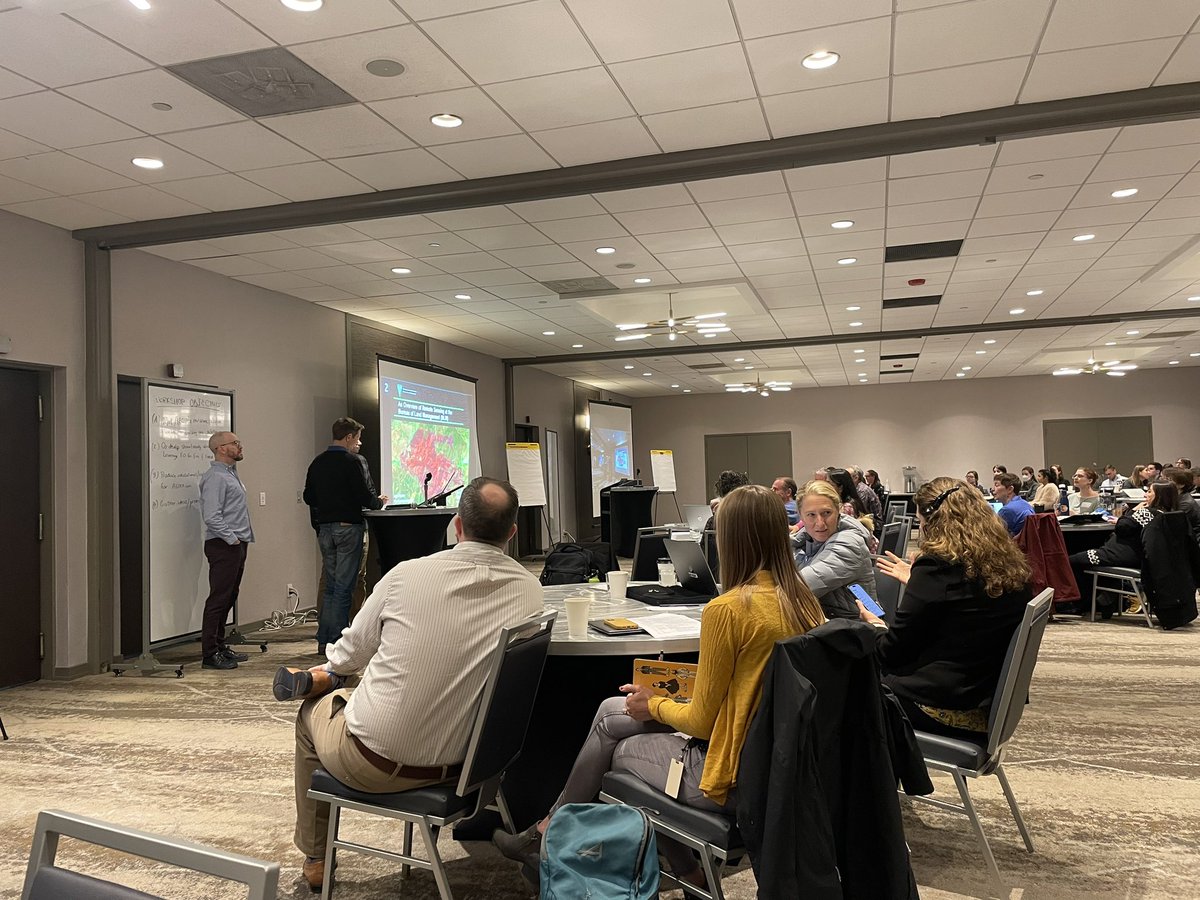 Great to be at NASA Applied Earth Observation Innovation Partnership (AEOIP) meeting in Ann Arbor! 

We’ll be highlighting our work at <a href="/DRIScience/">Desert Research Institute</a> and <a href="/ClimateEngOrg/">ClimateEngine.org</a> with <a href="/BLMNational/">Bureau of Land Management - National</a> to support applications of #RemoteSensing data in management decision making 🛰️