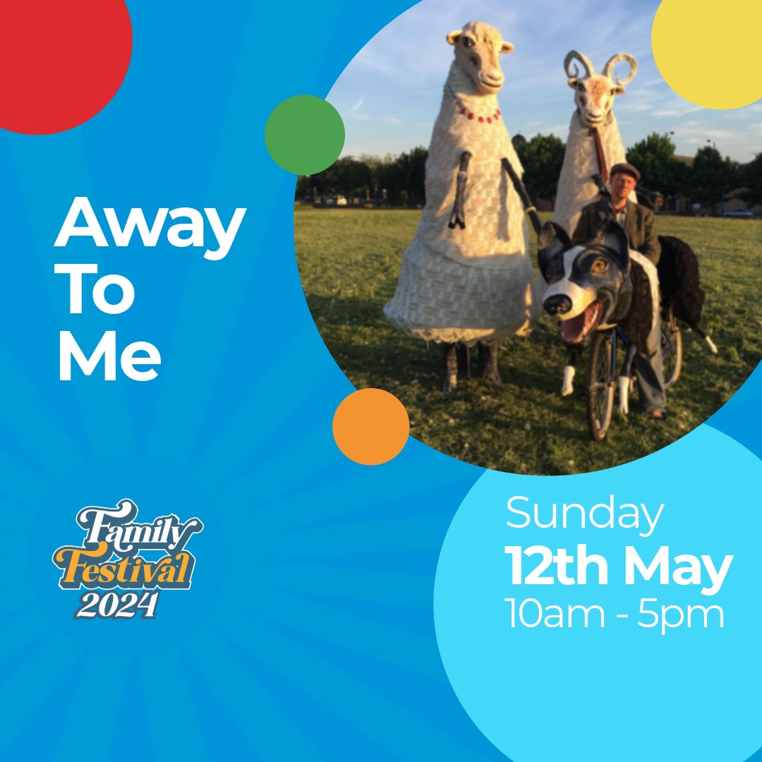 📢 FAMILY FESTIVAL ENTERTAINMENT ACT 📢 We are excited to have Away To Me at our annual Family Festival on Sunday 12th May. Book your ticket here 🎉reaseheath.ac.uk/familyfestival #WeAreReaseheath #ReaseheathFamFest24