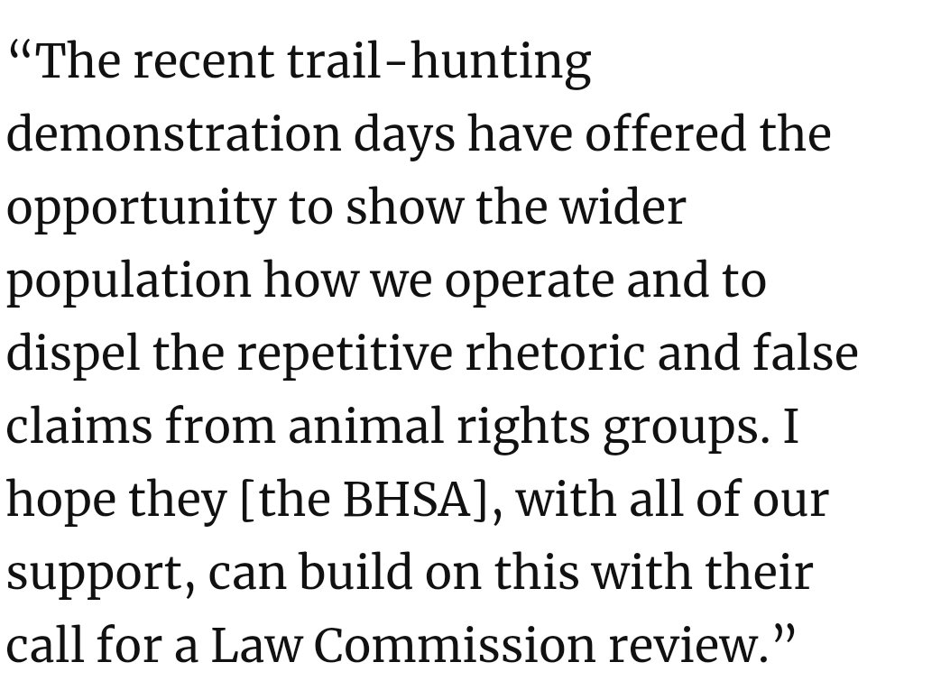 They have done nothing of the sort. A few already pro hunting people stood around eating butties and patting themselves on the back whilst they trot out the same tired smokescreen that Sabs have already exposed 🥱