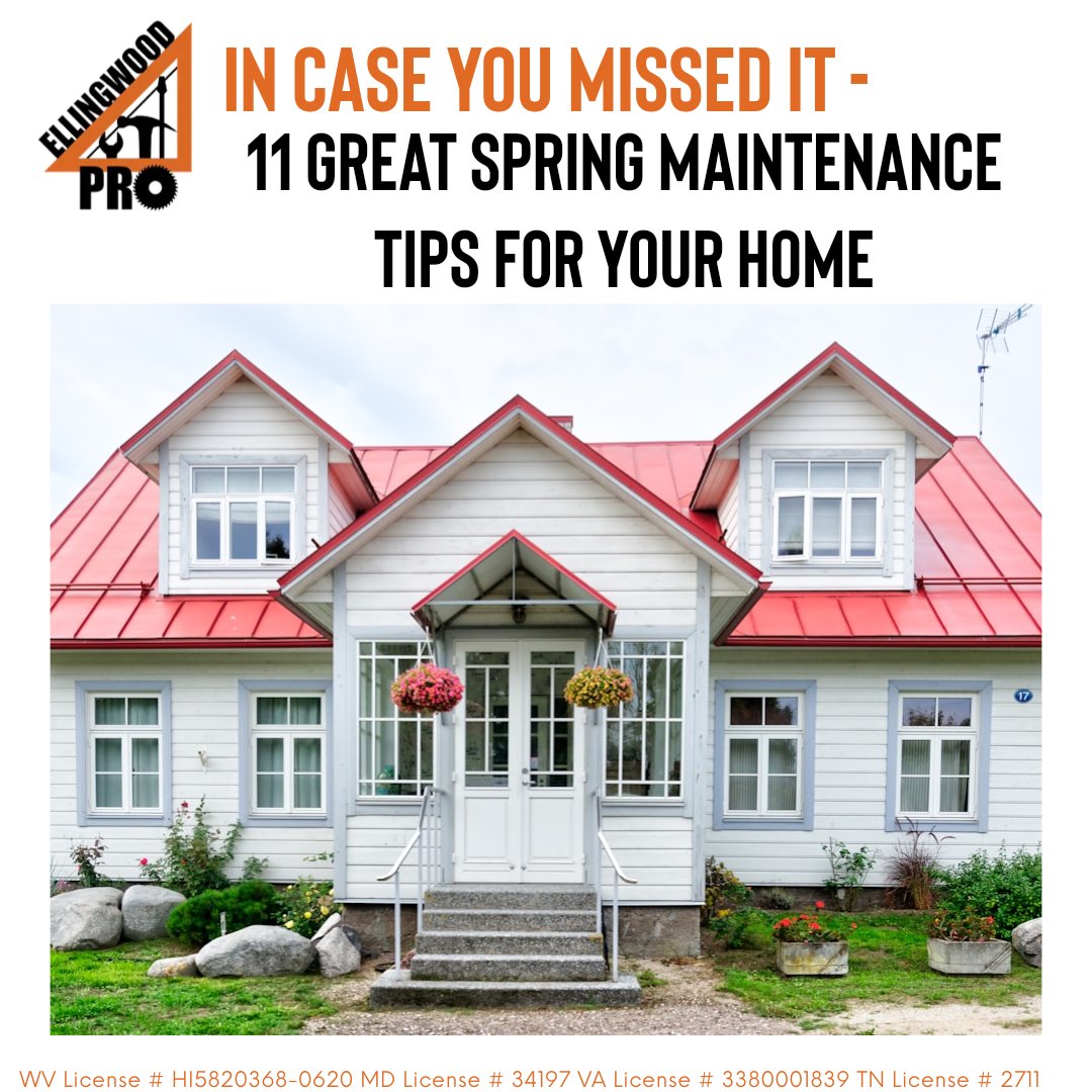 #ProBlogTuesday! 📢 In case you missed it, our Spring Maintenance Pro Blog is a must-read! 🌷 Discover expert tips and a handy checklist to keep your home in top shape this season. 

Don't miss out! Read it now at ellingwoodpro.com/pro-blog/f/spr…

#inspectb4ubuy #ellingwoodpro #ProBlog