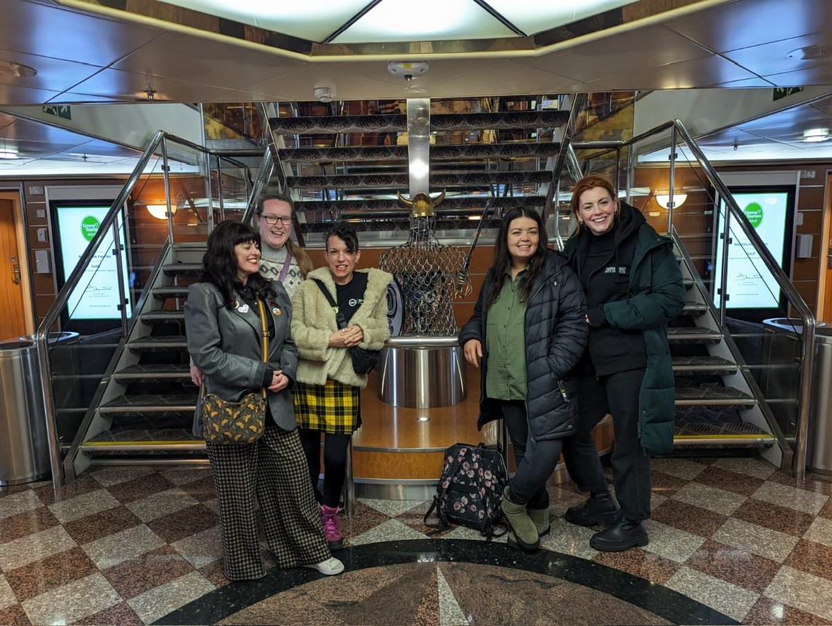 🌊 Our lovely team touring Shō and the Demons of the Deep have made it to Lerwick safe and sound! Thanks to @NLFerries. We look forward to seeing you @MareelShetland for tomorrow’s #Sho shows. Tkts for 6.30pm show available at: tickets.shetlandarts.org/sales/categori…