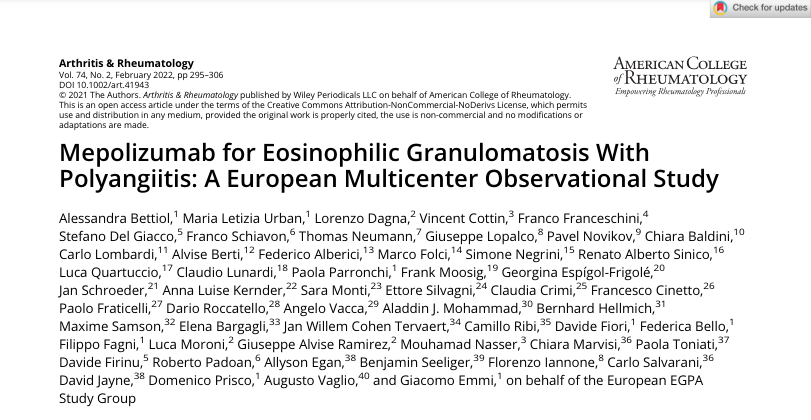 EgpaGroup's tweet photo. Good news! Our article received enough citations to be a #TopCitedArticle in Arthritis &amp; Rheumatology.
Congratulations to everyone!

https://t.co/zJpFPtZd65 https://t.co/39hfIs32lo