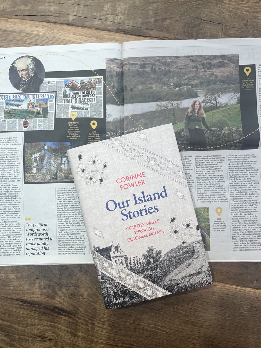 “Dialogue and openness are always the best antidotes to culture war” @corinne_fowler's interview with @TimAdamsWrites featured in @ObserverUK over the weekend, ahead of OUR ISLAND STORIES' publication next Thursday. Read the article here: bit.ly/44csf4g