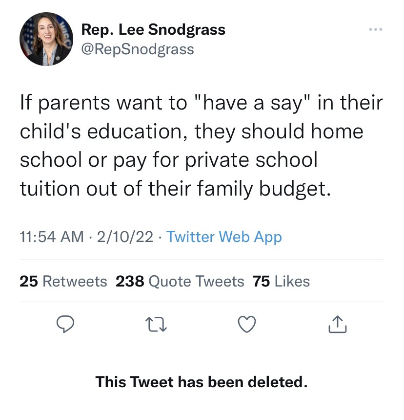 Remember when a Wisconsin state representative deleted this tweet?