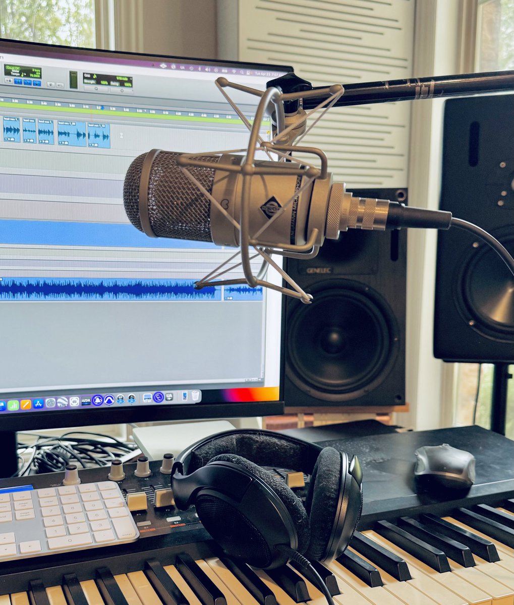 Starting a new record today. But first, warm up those gorgeous tubes. #newmusic #recordproducer #storyteller #composer #music #recording #studio #supportindiemusic #neumann #summitaudio