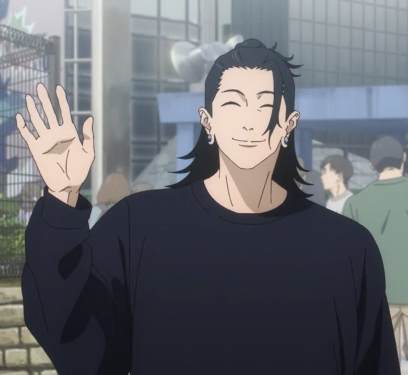 biyuuji's tweet photo. this is like the opposite of geto looking 100x healthier after murd3ring an entire village https://t.co/F2LPMcHIxd
