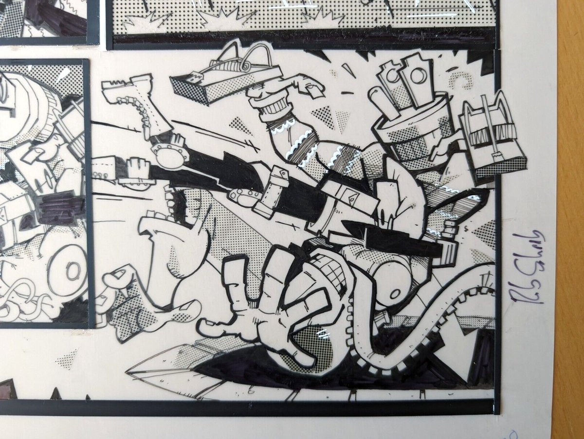 RobSchrab's tweet photo. "Original Scud The Disposable Assassin Page from Issue 23" (2008) - Rob Schrab https://t.co/zM2RBuS02Y #Scudis30 https://t.co/CEJWs2EzqS