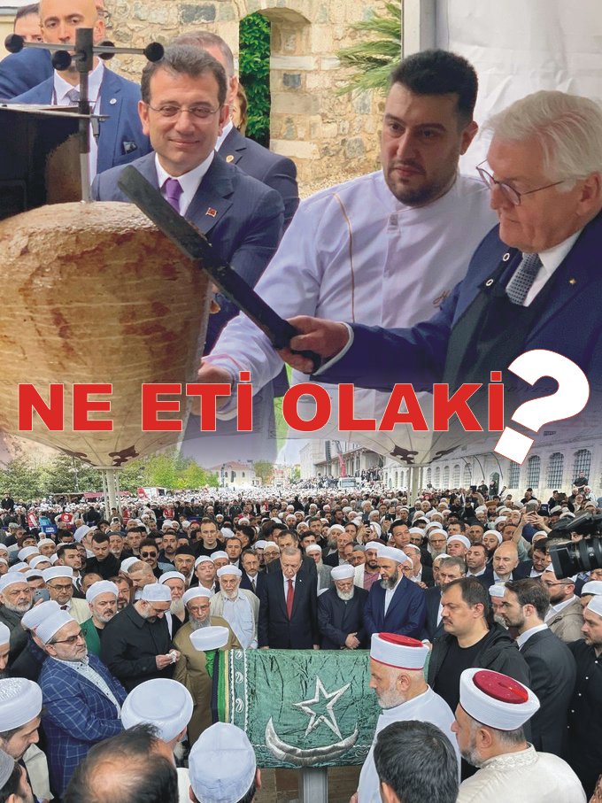 Hacı Hacıyı Mekke'de, Derviş Dervişi Tekkede Hayalperest Siyasiler de Kendini Dönercide Bulurmuş... Recep Tayyip Erdoğan, Ekrem İmamoğlu Cübbeli Ahmet İsmailağa Cemaati ALLAH BELANIZI VERSİN #Patisswiss Oya Tekin Şaban Sevinç