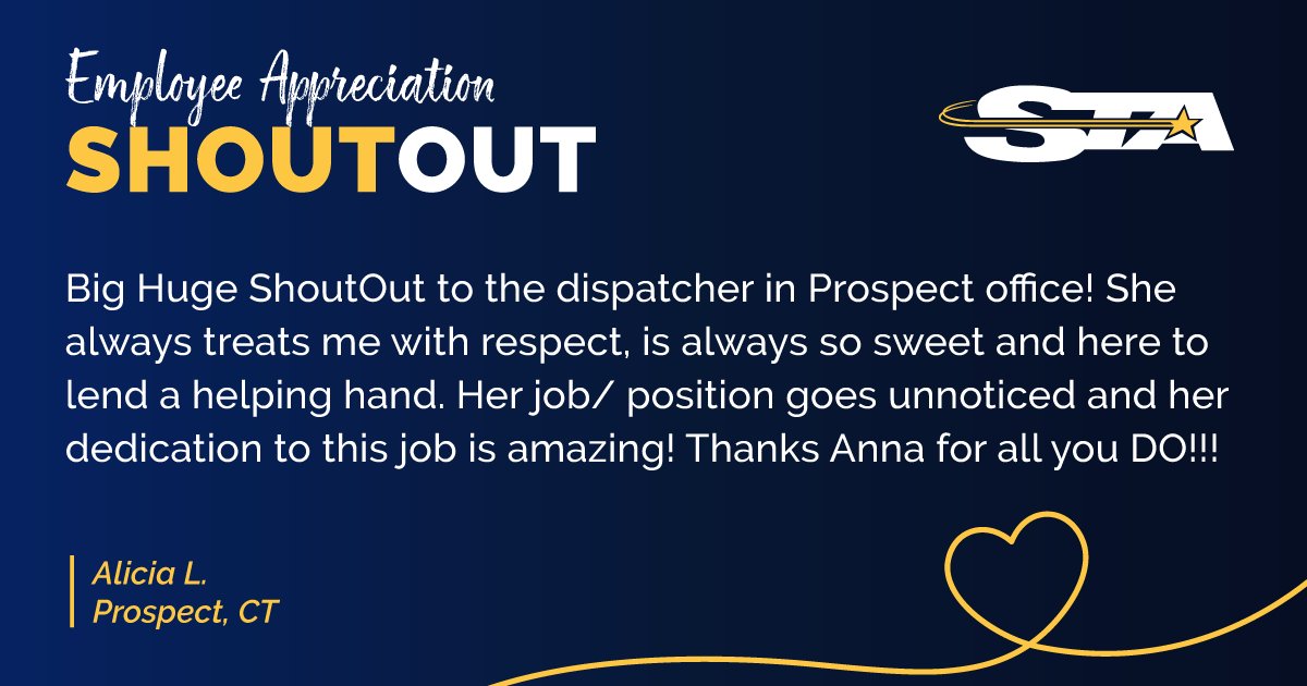 RideSTBus's tweet photo. We asked employees to give a shout-out to the friends who brighten their day! 💛

#EAW2024 #EmployeeAppreciation #STAFamily #SchoolBusFamily #TeamworkMakestheDreamWork #schooltransportation #schoolbustransportation #studenttransportation #schoolbuscontractor #SchoolBusDriversDay https://t.co/Mpjz6XEyke
