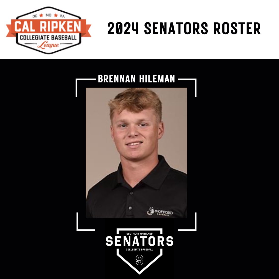 Southern Maryland Senators Collegiate Team (@gosomdsenators) on Twitter photo The Southern Maryland Senators are excited to welcome Brennan Hileman (<a href="/BrennanHileman/">Brennan Hileman</a>), a Freshman RHP from Wofford College (<a href="/WoffordBaseball/">Wofford Baseball</a>) to the collegiate roster for the 2024 season! Go Senators! The Southern Maryland Senators are excited to welcome Brennan Hileman (<a href="/BrennanHileman/">Brennan Hileman</a>), a Freshman RHP from Wofford College (<a href="/WoffordBaseball/">Wofford Baseball</a>) to the collegiate roster for the 2024 season! Go Senators!