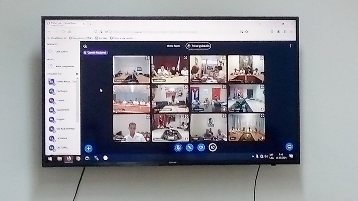 DrArleySilva's tweet photo. 📌Yanet Hernández Miembro del Buró Nacional de la Unión de Jóvenes Comunistas de Cuba - UJC preside videoconferencia de la #Esfera Educación Salud y Deporte con los equipos en las provincias.
📌Sistema de trabajo de la esfera Educacional.

FEU de Cuba 
FEEM de Cuba https://t.co/iijF1KqPgT