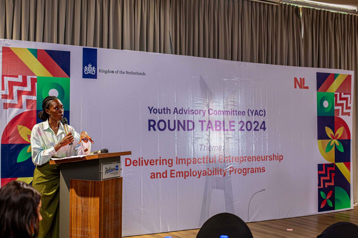NLinNigeria's tweet photo. The Netherlands puts youth at 🫶🏽 and involves youth in decision-making that impact their lives. 

We are happy that the Youth Advisory Committee of the Netherlands Consulate in Lagos led the round table on impactful entrepreneurship and youth employment last week. https://t.co/7mGgUwVgCt