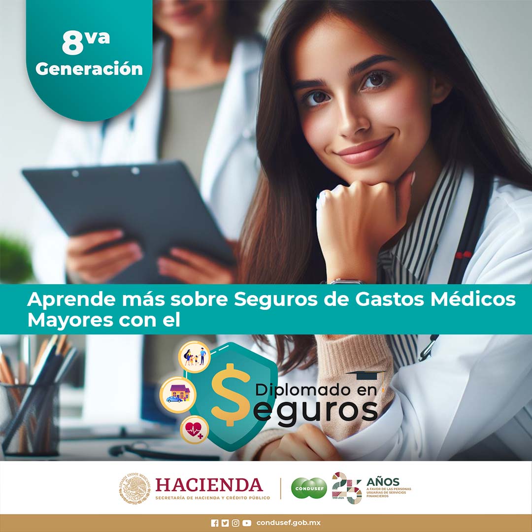 ¿Quieres entender mejor cómo funciona el seguro de gastos médicos mayores? El #diplomadoenseguros te dará conocimientos sólidos, ¡no pierdas esta oportunidad de aprender! 🩺📚
diplomadoenseguros.condusef.gob.mx