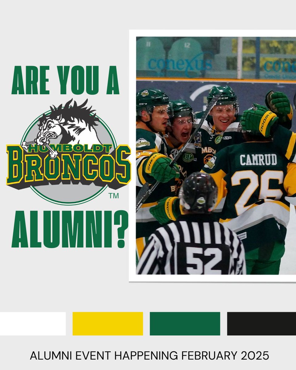 Its going to be such a fun weekend! More information coming soon... Are you a Humboldt Broncos Alumni? Click here to fill out the form to get more information on our alumni weekend! forms.gle/od79nkx1yrSTxC…