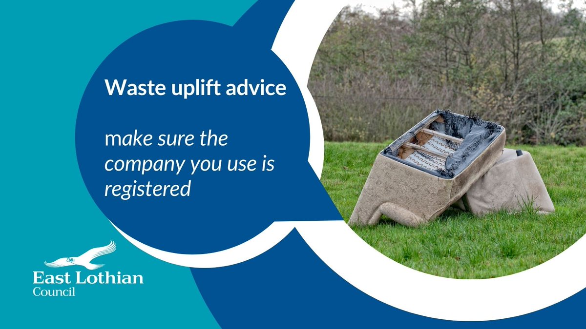 If you use an individual or company to uplift waste for you, you MUST check they're properly registered. If someone dumps your waste illegally, it remains your responsibility. It's easy to check their status before you hire anyone, on the SEPA website: orlo.uk/4o6G5