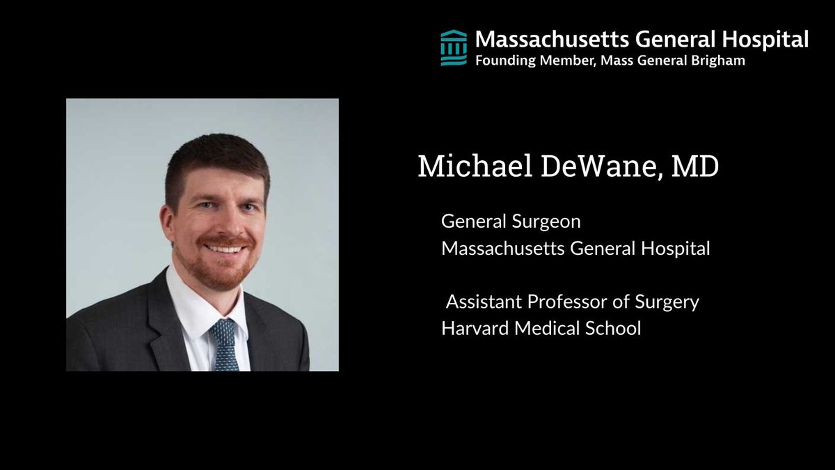 Congratulations @michaeldewane on your promotion to Assistant Professor of Surgery at @harvardmed