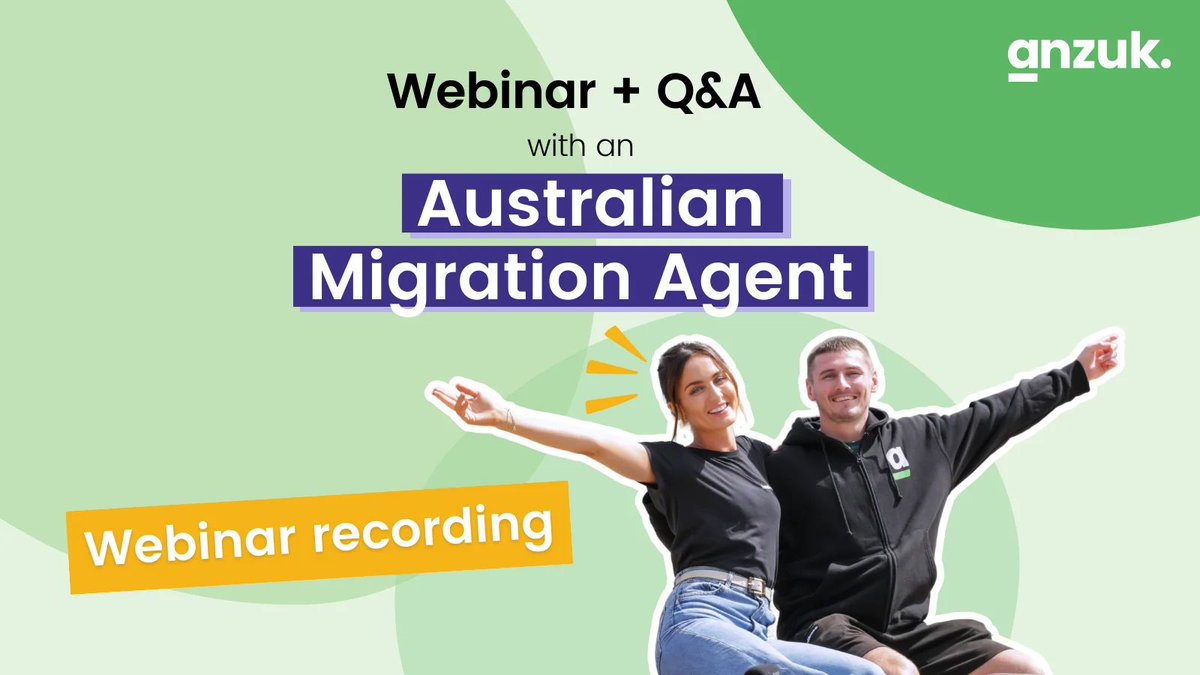 Did you miss our webinar for TEACHERS MOVING TO AUSTRALIA? Watch it here: vimeo.com/936530580?shar… 

#Australia #MigrationAgent #Teacher #TeachAbroad #AustralianVisa #MoveToAustralia