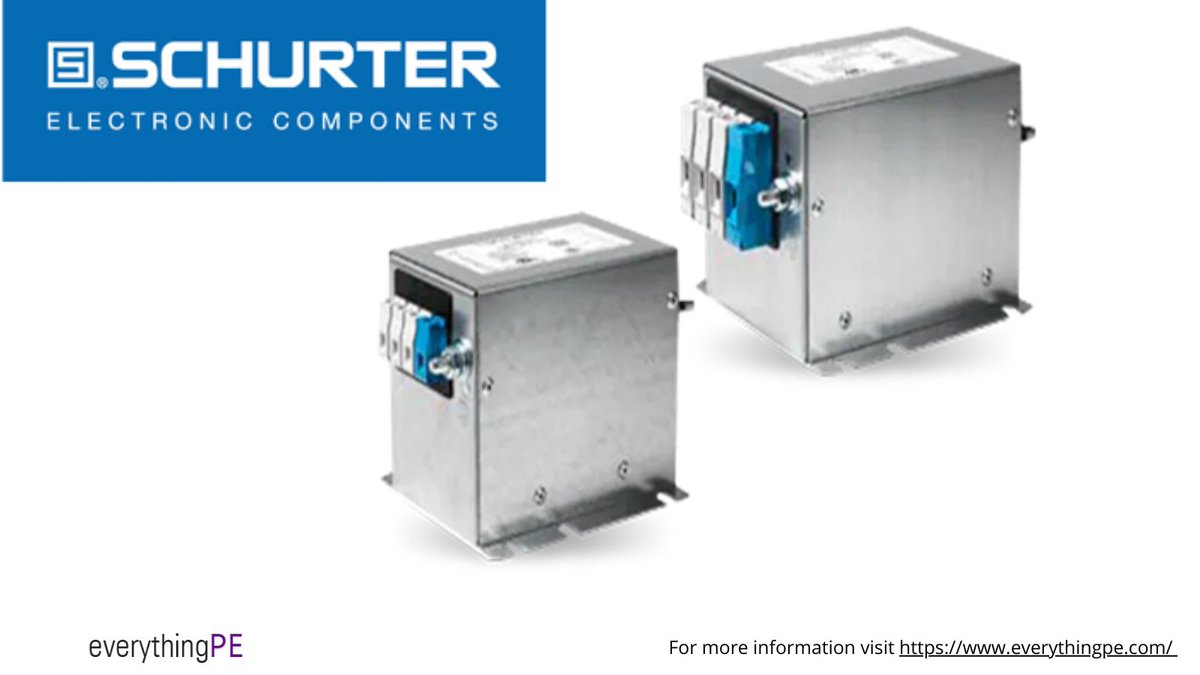 Introducing IP20-Rated Three-Phase Passive EMI Filter from Schurter

Learn more: ow.ly/8Sqm50RmkTZ

#products #datasheet #manufacturing #quotation #filters #emi #circuitprotection #powerconversion #powermanagement #powerelectronics #schurter